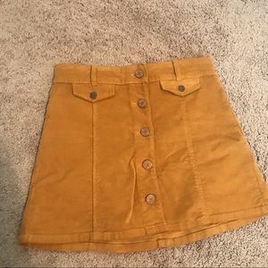 Button down Mini skirt